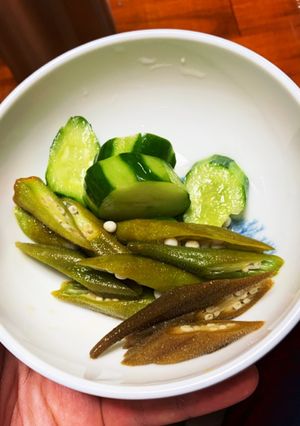 簡単！オクラのポン酢漬け-レシピのメイン写真