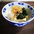 モロヘイヤがけ冷奴