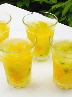 白ワインとフルーツのふる☆やわゼリー-レシピのメイン写真