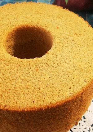 さつまいもあん・シフォンケーキ-レシピのメイン写真