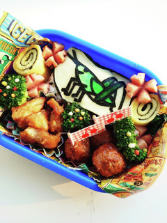 クビキリギリスのキャラ弁!!-レシピのメイン写真