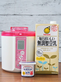 チチヤス毎朝快調で豆乳ヨーグルト-レシピのメイン写真