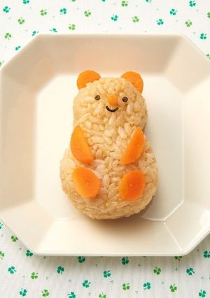 クマさんおにぎり-レシピのメイン写真