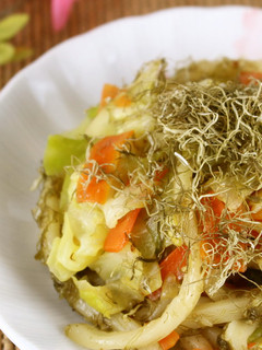 ふりかけ昆布の焼きうどん-レシピのメイン写真