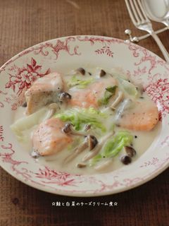☆鮭と白菜のチーズクリーム煮☆-レシピのメイン写真