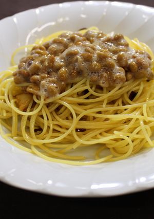納豆パスタ-レシピのメイン写真