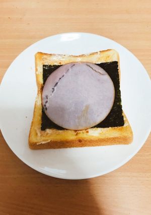 海苔ハムトースト-レシピのメイン写真