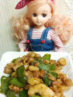 リカちゃん♡鶏肉とちぎりピーマン炒め-レシピのメイン写真
