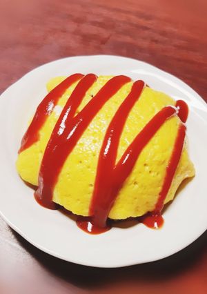 簡単◎合い挽き肉でオムライス-レシピのメイン写真