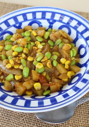 グルテンフリー☆枝豆のベジタブルカレー-レシピのメイン写真