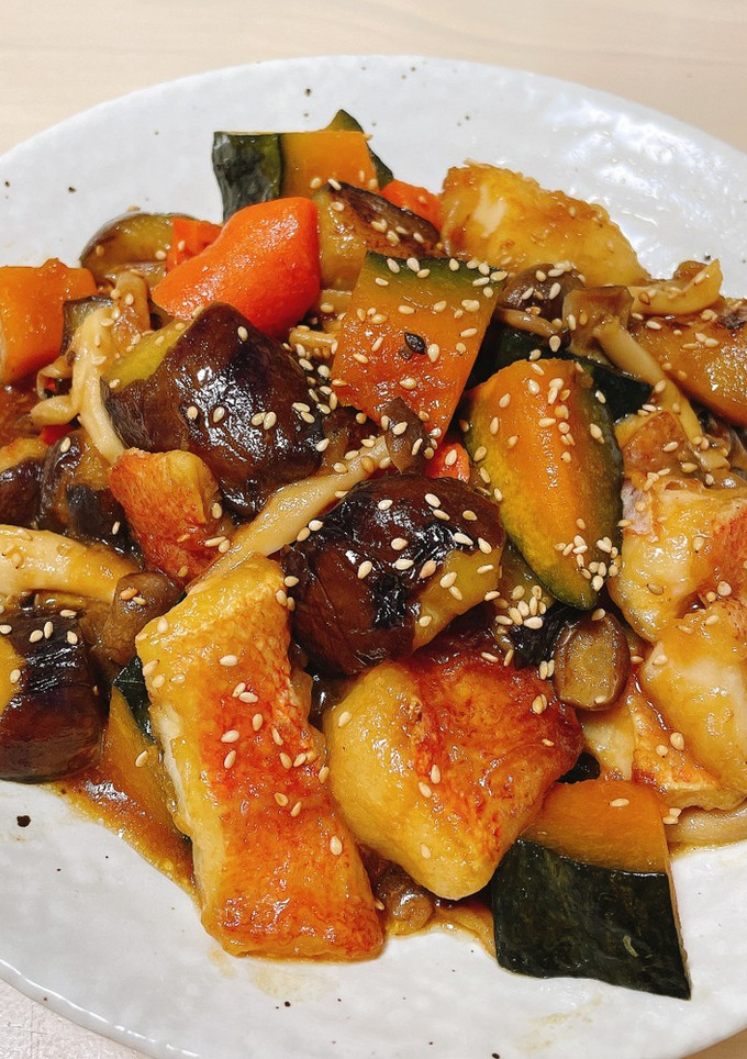 赤魚と野菜の甘酢炒め-レシピのメイン写真