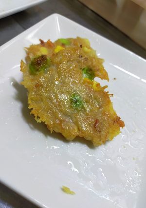 ごぼう野菜たっぷりツナチーズお焼き！-レシピのメイン写真