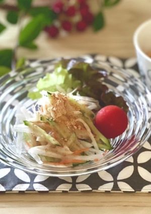 胡麻ドレッシングに☆きな粉プラスサラダ-レシピのメイン写真