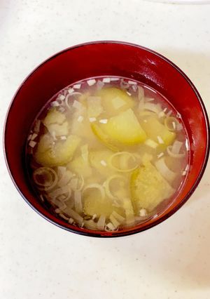 なすとみょうがの味噌汁^^-レシピのメイン写真