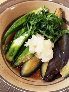 茄子とオクラのめんつゆ浸し-レシピのメイン写真