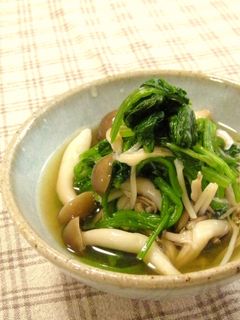 ほうれん草ときのこのおひたし-レシピのメイン写真