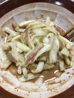 海老芋の茎で♪ずいきの甘酢和え-レシピのメイン写真