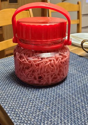 新生姜の梅酢漬け-レシピのメイン写真