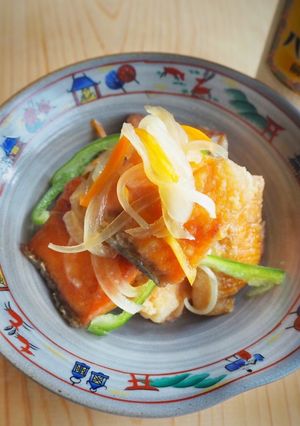 夏バテ解消！さっぱり鮭南蛮漬け-レシピのメイン写真