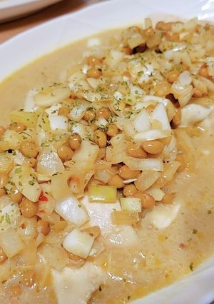 胸肉でよだれ鶏風納豆ソース-レシピのメイン写真