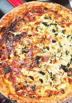 ベーコンとほうれん草のキッシュ-レシピのメイン写真