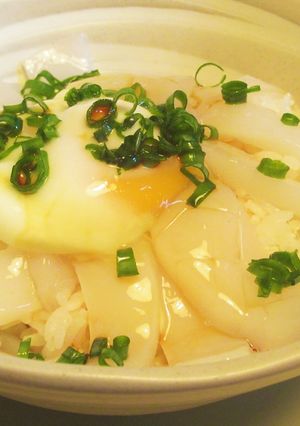 〖 イカの黄身丼 〗-レシピのメイン写真