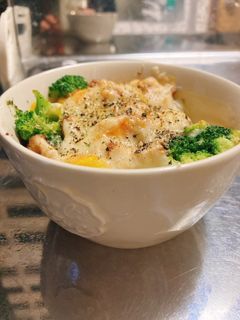 豆腐そぼろとかぼちゃのチーズ焼き-レシピのメイン写真