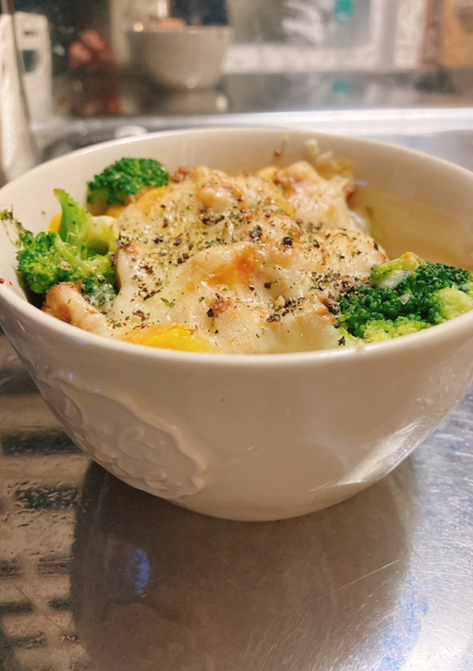 豆腐そぼろとかぼちゃのチーズ焼き-レシピのメイン写真