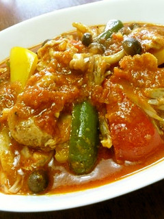 鶏肉と野菜のトマトソース煮込み♪-レシピのメイン写真