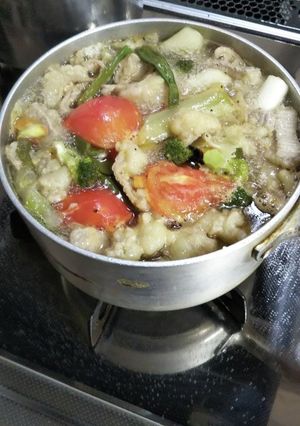 余ってる野菜で作るホルモンスープ-レシピのメイン写真