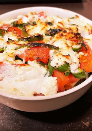 アッサリ軽い♪夏野菜のリコッタチーズ焼き-レシピのメイン写真
