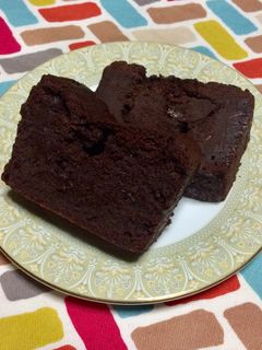 超簡単☆焼きチョコ風濃厚ガトーショコラ♪-レシピのメイン写真