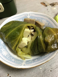 きのこと高野豆腐をロールキャベツ-レシピのメイン写真