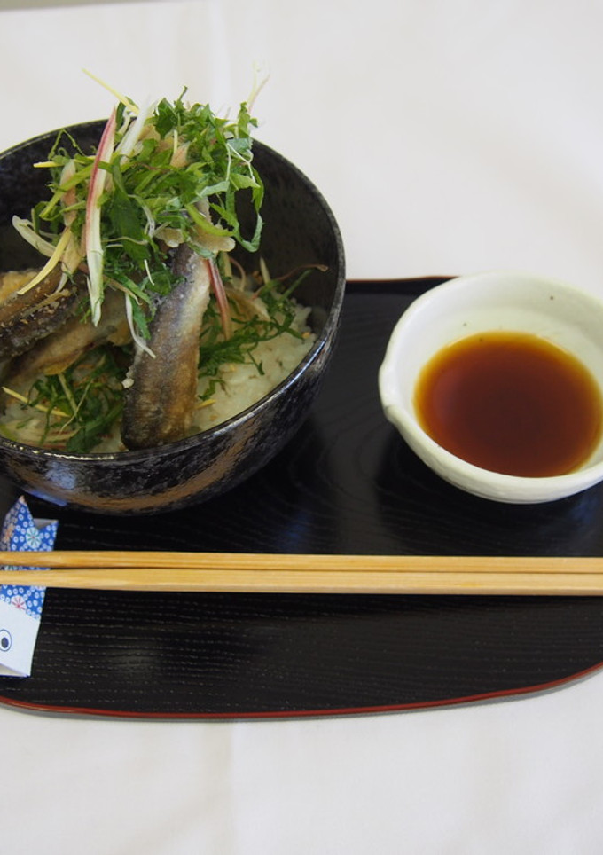 小鮎の唐揚げ丼-レシピのメイン写真
