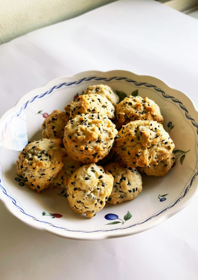 ごまクッキー　　　　　簡単混ぜて焼くだけ-レシピのメイン写真