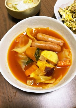 トマトポトフ・季節野菜で野菜スープ-レシピのメイン写真