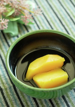 さつまいもレモン煮【入院食㉗昼/温副菜】-レシピのメイン写真