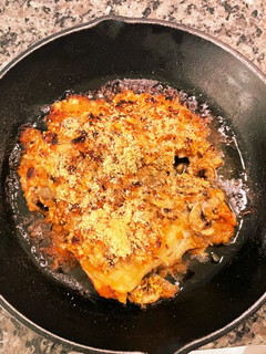 鶏モモのパン粉醤油チーズ焼き-レシピのメイン写真