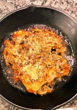 鶏モモのパン粉醤油チーズ焼き-レシピのメイン写真