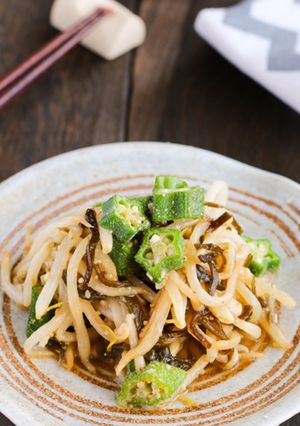 レンジでお手軽♡もやしの塩こんぶごま和え-レシピのメイン写真