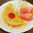 時短、簡単、ウィンナーとチーズのオムレツ