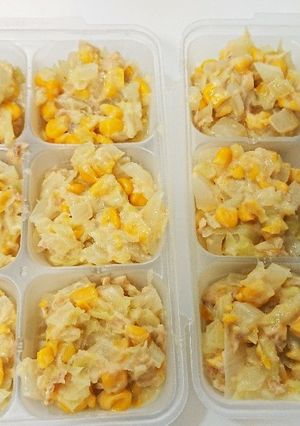 〈離乳食完了期〉ツナと野菜のクリーム煮-レシピのメイン写真