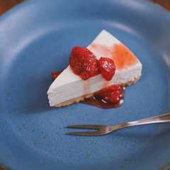 รูปของ 【ゼラチン不使用】レアチーズケーキ