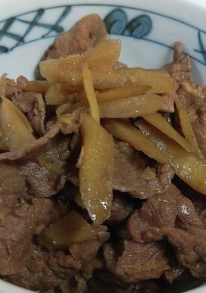 牛肉とごぼうのしぐれ煮-レシピのメイン写真