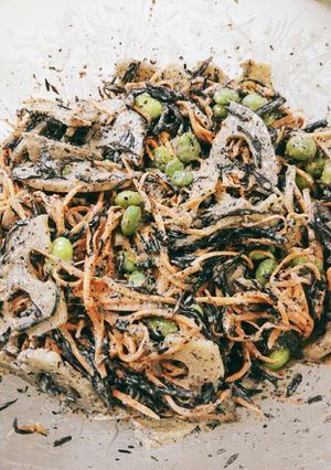 根菜とひじきの胡麻マヨサラダ-レシピのメイン写真