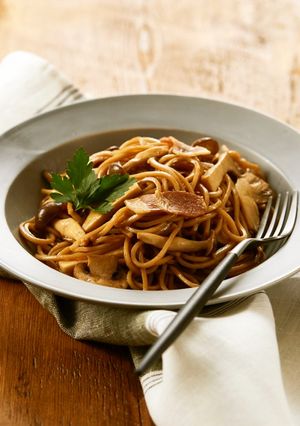 栄養◎きのことベーコンの和風パスタ-レシピのメイン写真