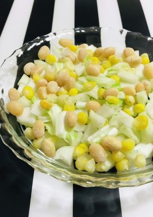 シャキシャキ食感 白菜の芯で簡単サラダ-レシピのメイン写真