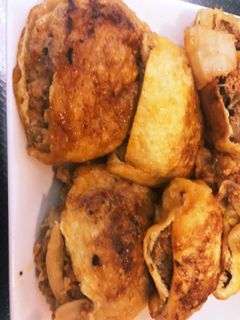 おつまみにも♪油揚げで!豚キムチーズ焼き-レシピのメイン写真