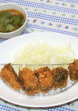 さばの梅はさみ揚げ-レシピのメイン写真