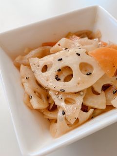 れんこんとにんじんのきんぴら2-レシピのメイン写真